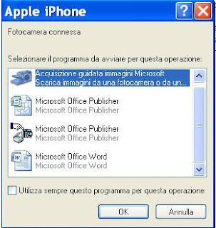 SCARICA FOTO DA IPHONE 3GS A PC